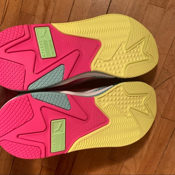 NEW PUMA RS-X3 WAVE RACER MULTI-COLOR MEN'S RUNNING WORKOUT SHOES SIZE 10 - Picture 6 of 9